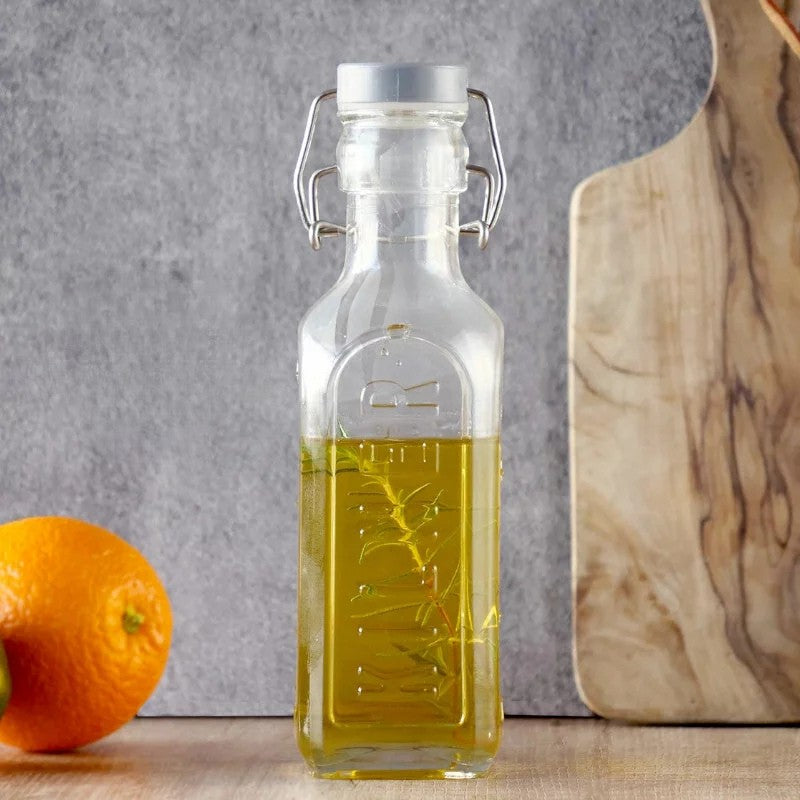 Botella Tapa Gris con Cierre Clip 0.3 Lts Kilner