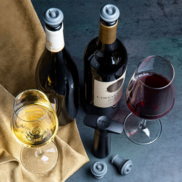 Set 2 Tapones de Vacío para Vino Vacu Vin