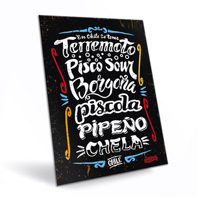 Cartel "En Chile se toma"