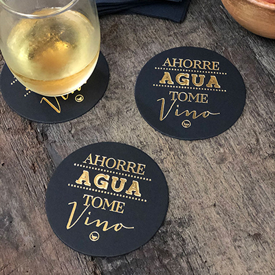 Posavasos Cartón Ahorre Agua