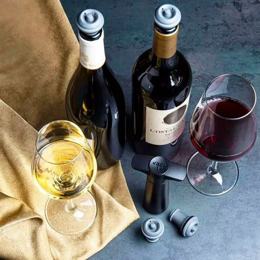 Bomba y Tapón de Vacío para Vino Vacu Vin