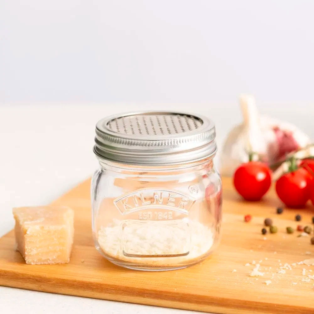 Frasco con Rallador fino 0.25 Lt Kilner