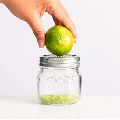Frasco con Rallador fino 0.25 Lt Kilner