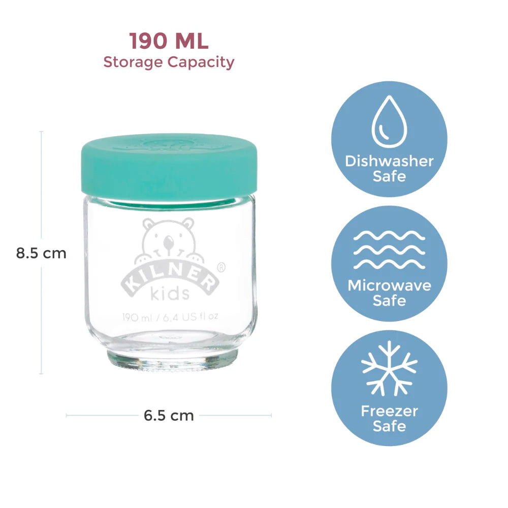 Set 6 Frascos Kilner Bebé 190 ml