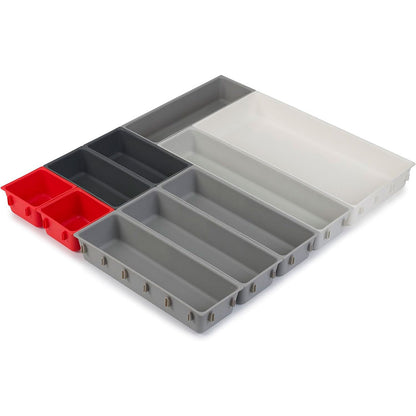 Organizador de Cajon Joseph Joseph Duo Gris 10 Piezas