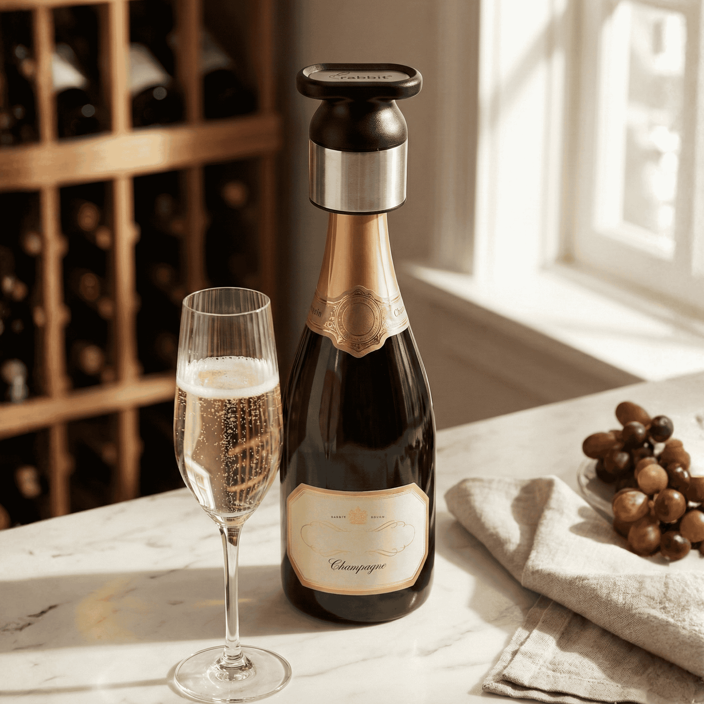 Sellador vino/espumante  Metrokane