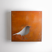 Cargar imagen en el visor de la galería, Cuadro Metal Pajarito