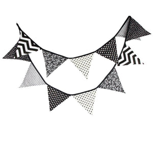 Banderines Blanco/Negro