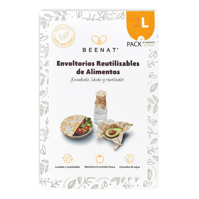 Envoltorios Reutilizables Beenat Pack L