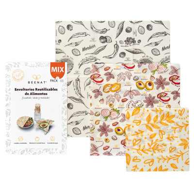 Envoltorios Reutilizables Beenat Pack Mix