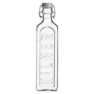Botella Tapa Gris con Cierre Clip 1 Lts Kilner
