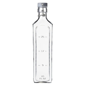 Botella Tapa Gris con Cierre Clip 1 Lts Kilner