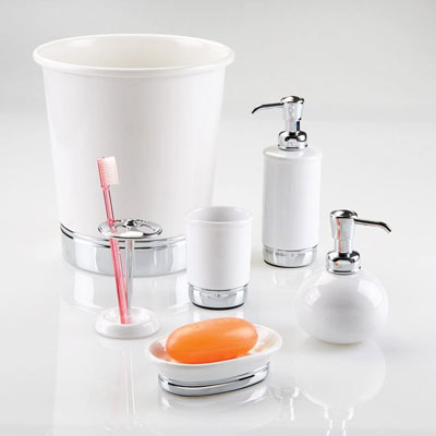 Jabonera York Blanca Interdesign