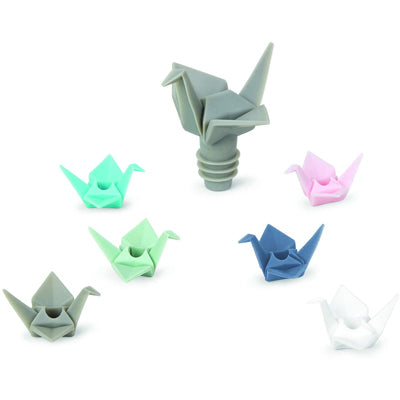 Set Tapón Y Marcadores Vino Origami Umbra