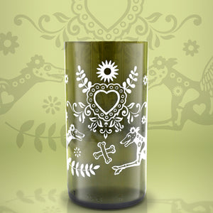 Set Vasos Corazón de Galgo Mawka