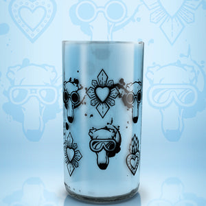 Set Vasos Corazón de Galgo Mawka