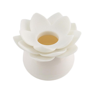 Porta Mondadientes Flor de Loto (Blanco)