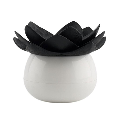 Porta Mondadientes Flor de Loto (Negro)