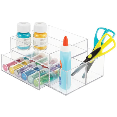 Organizador de Cosméticos con Cajón Clear Interdesign