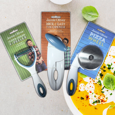Pack Jamie Oliver: Pelador, Cortador y Abrelata