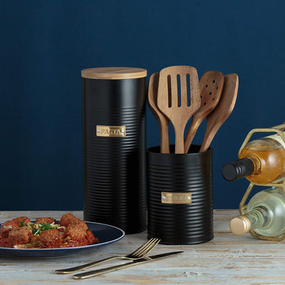 Contenedor Pastas Negro Otto Typhoon