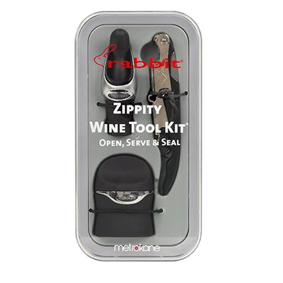 Set 3 accesorios para vino Zippity Metrokane