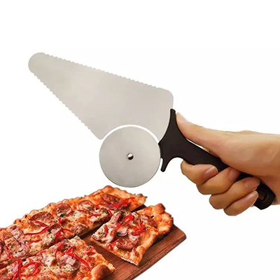 Rebanador y espátula para pizzas