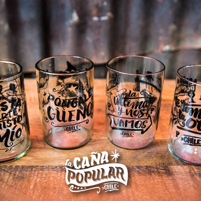 Set Vasos La Caña Popular