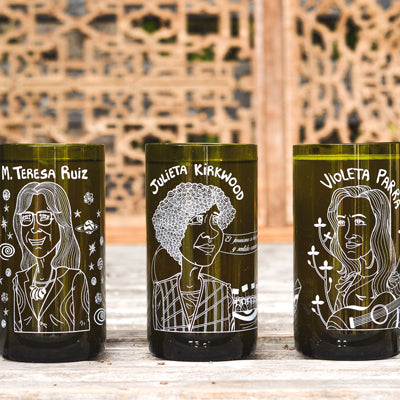 Set Vasos Chilenas Mawka