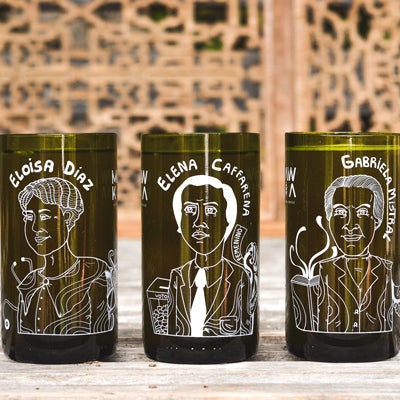 Set Vasos Chilenas Mawka
