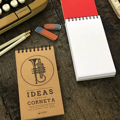 Libreta Anillada "Ideas Como la Corneta"