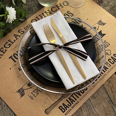 Individual Kraft Reglas del Quincho