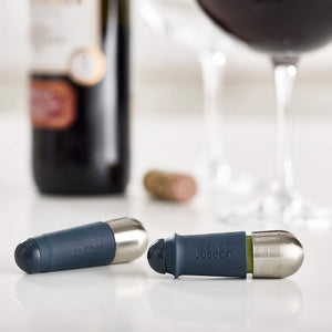 Set 2 Tapones Vino Twist Lock Joseph Joseph